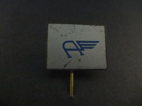 Austin Brits automerk grijs-blauw logo